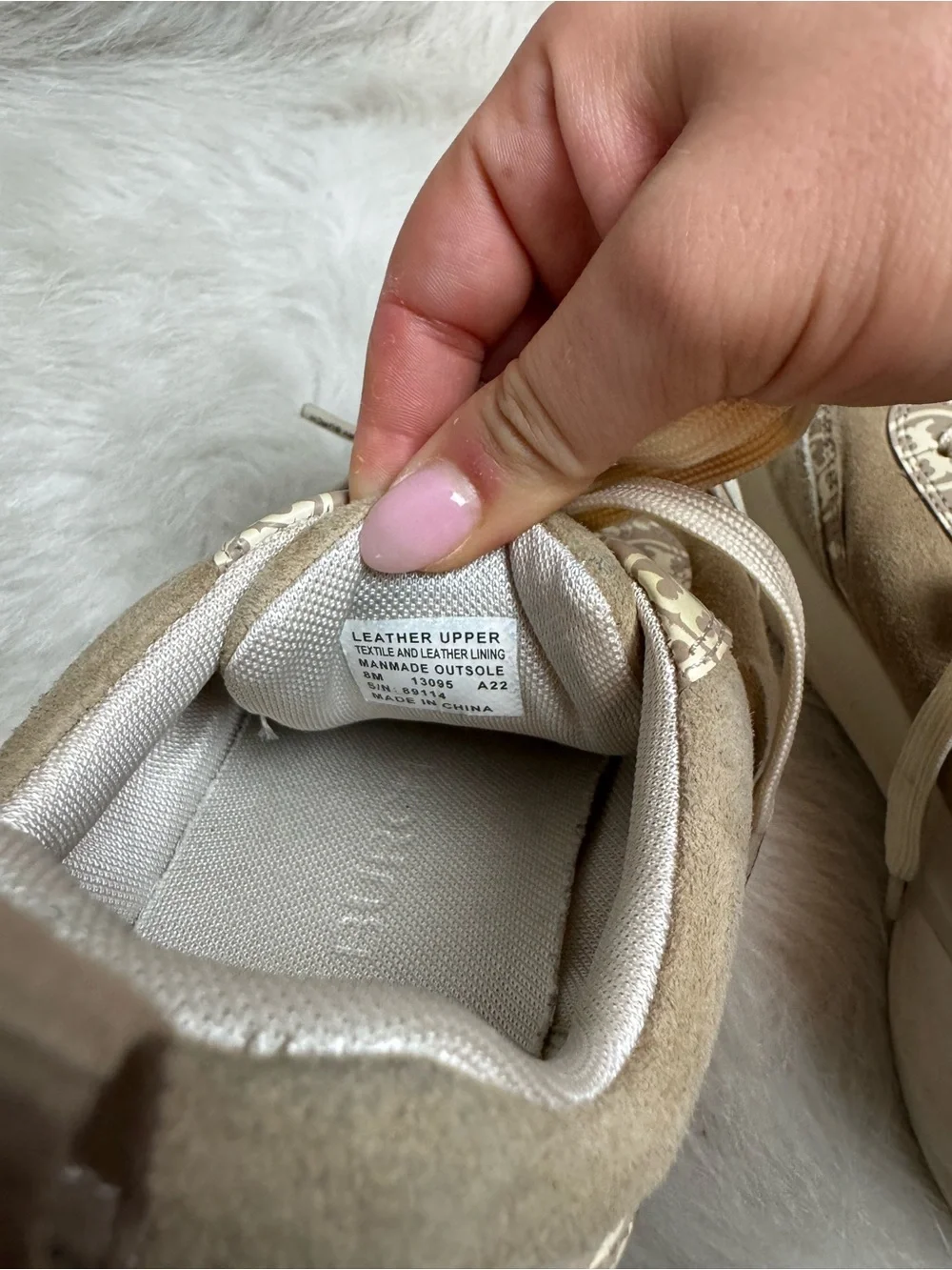 Tory Burch Suede Monogram Good Luck Trainer Chunky Sneaker